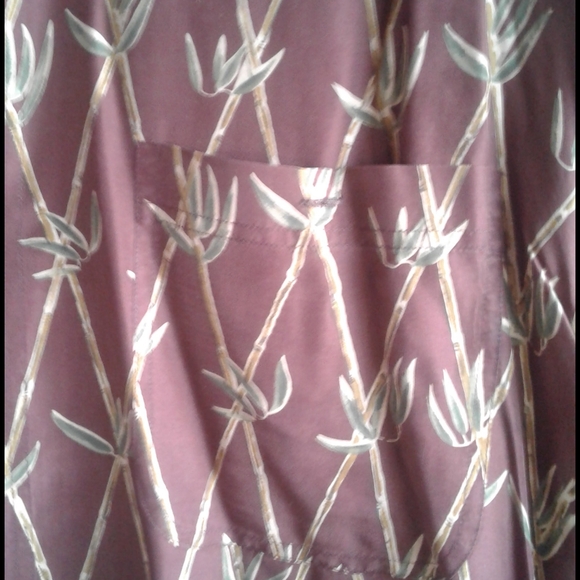 Oleg Cassini 100% silk button down shirt mens - Picture 3 of 7